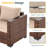 Azoriah Wicker 7 - Person Outdoor Seating Group with Fire Pit Table-89983807-97365782