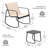 Chante 2-Person Rocking Outdoor Seating Set-2043396369