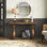 Console en bois massif Kowal