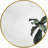20" Metal Round Bathroom Mirror