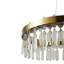 1 - Light Gold LED Crystal Pendant