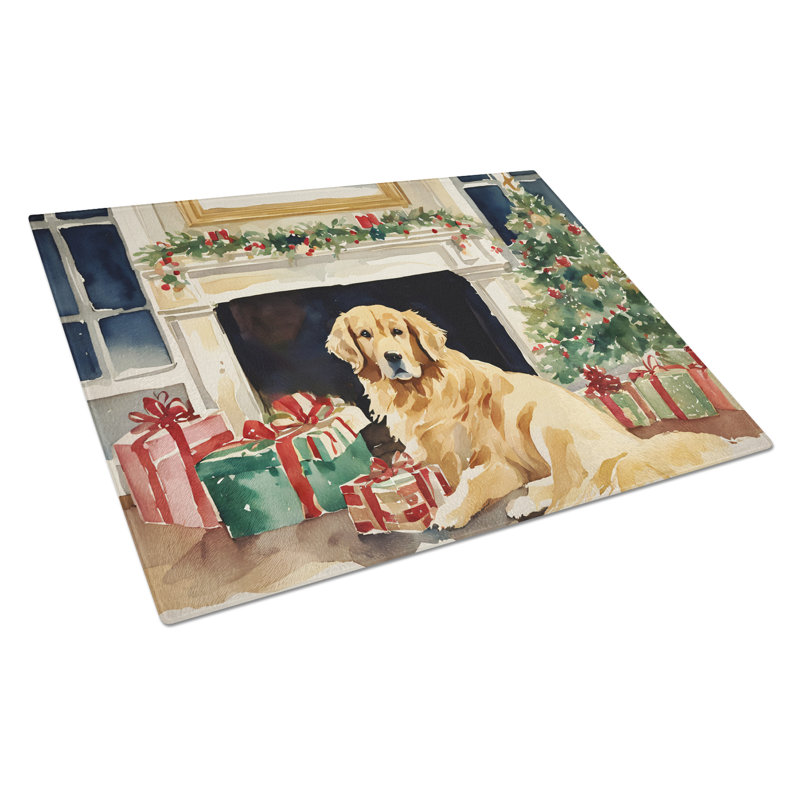 Planche à découper en verre Golden Retriever