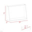 Bureau mural, tablette de bureau