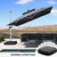 4m Square Cantilever Parasol-203143898