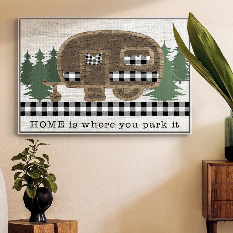 " Park It ", White, 27" H x 41" W x 2" D