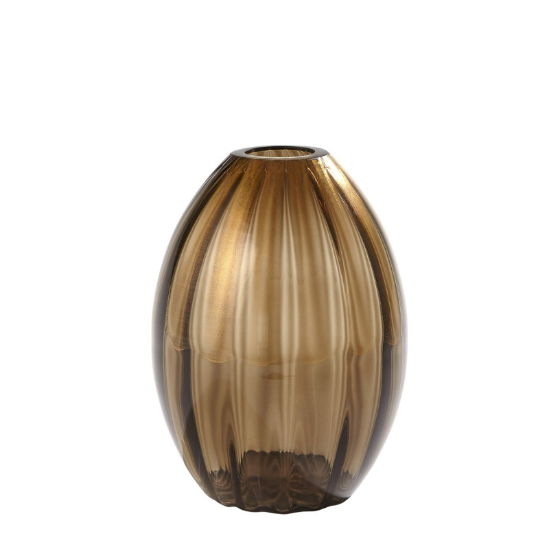 Balloon Vase-Bronze, 11.5" H x 8.25" W x 8.25" D