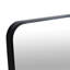 Miroir de salle de bain 24 po x 32 po cadre en aluminium noir