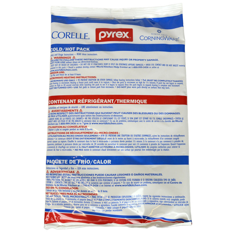 Grand paquet froid / chaud Pyrex 1122295 (paquet de 8)