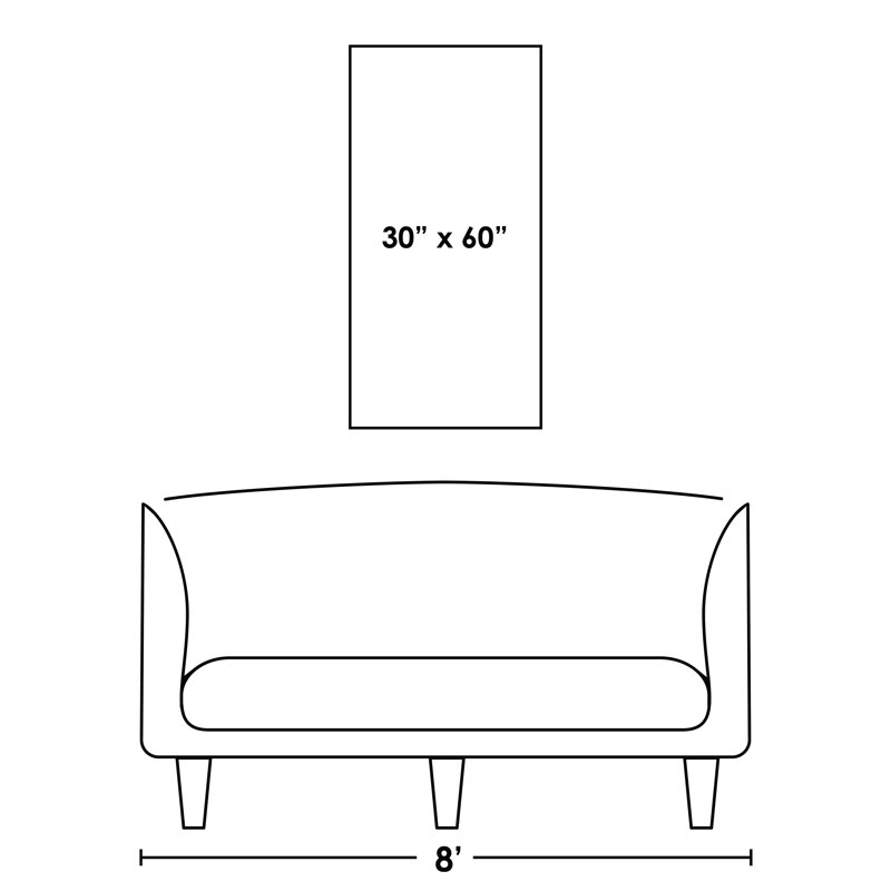 Morphism In Formation Print by Blakely Bering, Outdoor, 60" H x 30" W x 1.5" D