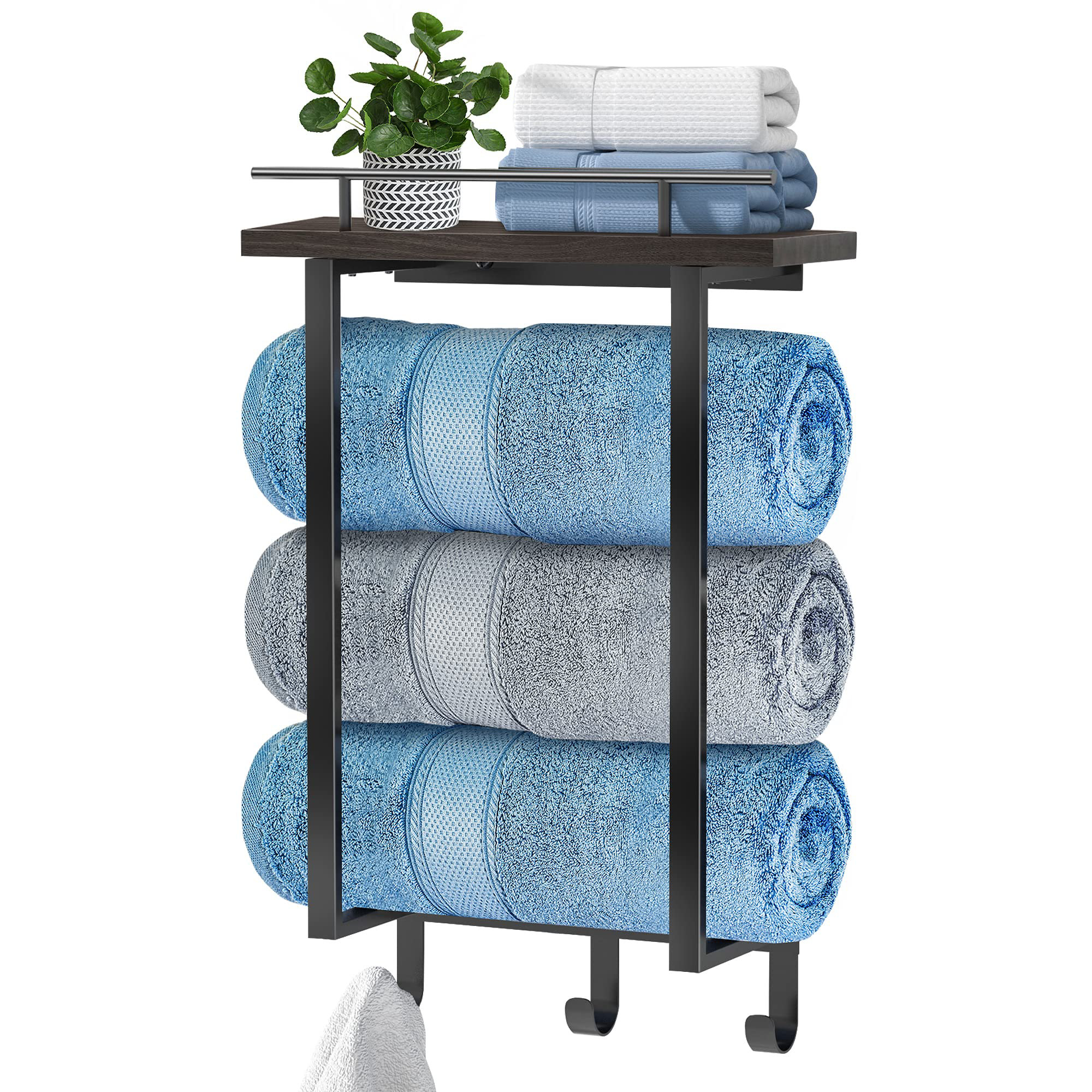 Space saver 2024 towel rack