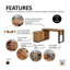 Brena 150 L-Shape Desk-820390306