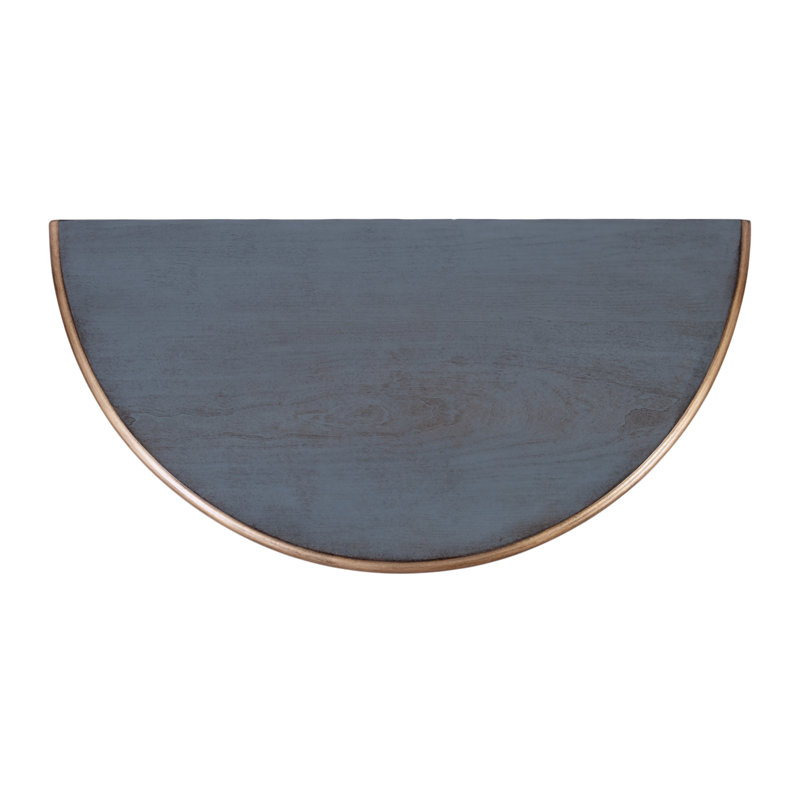 Danelle Demilune 30" Console Table, Pastel Blue