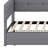 Contemporary Upholstered Daybed with Storage Footstool, Shelving, Two Drawers, USB Ports and LED Lighting-495885538
