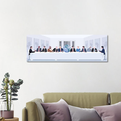 Earth's Last Supper by Elad Shagrir - Wrapped Canvas Panoramic Gallery-Wrapped Canvas Giclée
