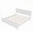 Mid-Century Wood Platform Bed with Headboard and Wood Slat Support-2097885742-2097885738
