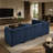 Polyester Modular Sectional Sofa With Tool-Free Assembly