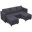 Canapé modulaire en U avec rangement Vevey-1626673666