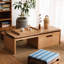 Table basse en bois massif Wabi-sabi