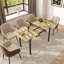 Extendable Antke Dining Table With 110-150cm Tabletop, Kitchen Wood Desk With 4-8 Seats, Space Saving-732522586-723508355