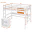 Lit mezzanine en bois avec bureau intégré, tableau d'écriture et armoire à tiroirs pour une utilisation optimale de l'espace dans les chambres d'enfants-1983110570-1983110573