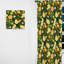 Citron zeste tropical motif IV - Rideau floral - Rideau floral obscurcissant - 1 panneaux-107597755