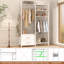 Porte-vêtements sur pied avec armoire à 2 tiroirs Jeremyiah-659662008