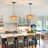 Highwoods 1 - Light Farmhouse Boho Rattan  Pendant Light