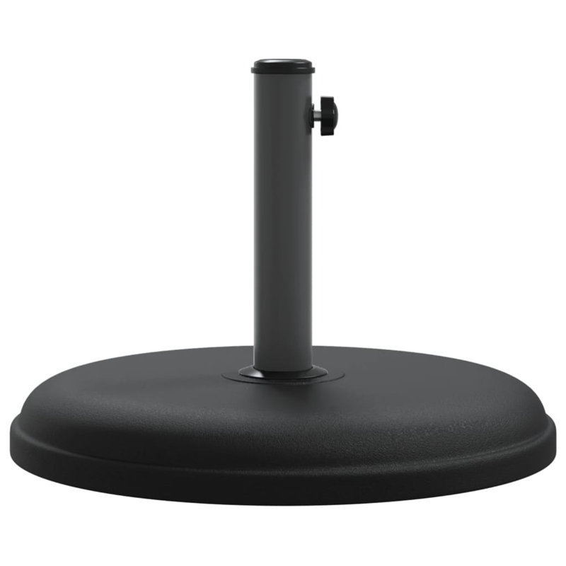 Porte-parapluie de jardin en plastique noir