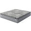 Grand matelas en mousse viscoélastique imprégnée de gel de 10 pouces, - États-Unis, relief, faible transfert de mouvement, eau, convient au cadre de base réglable, gris et blanc, pouces de printemps, compatible avec-134281979-134281980