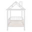 Lit en bois avec clôture Wood House
