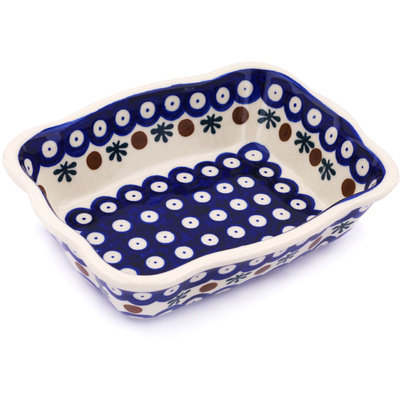 The Holiday Aisle® Rousey Rectangle Stoneware 1 - Piece Baker Set