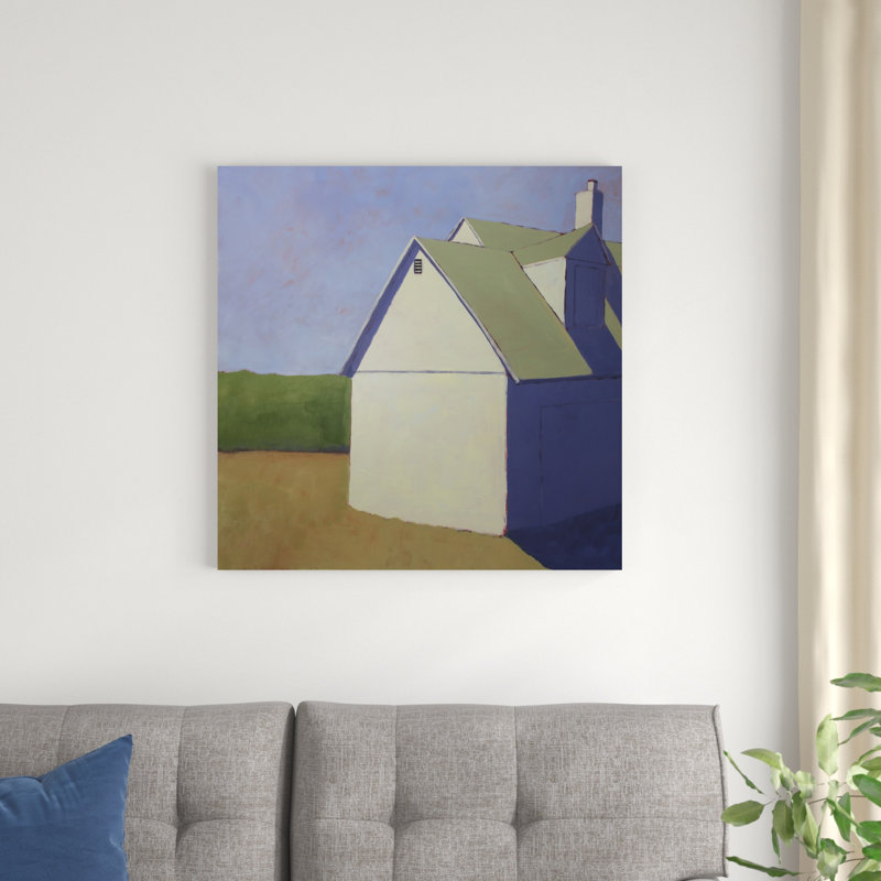 " Primary Barns III " by Carol Young Painting Print, 30" H x 30" W  