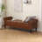 Tufted Upholstered Storage Bench with Nailhead Trim and Rolled Arm Design-1768078724-1768078726