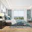 Blue Modern Water I - Ensemble de housse de couette transitionnelle moderne - Polyester en microfibre-38757374