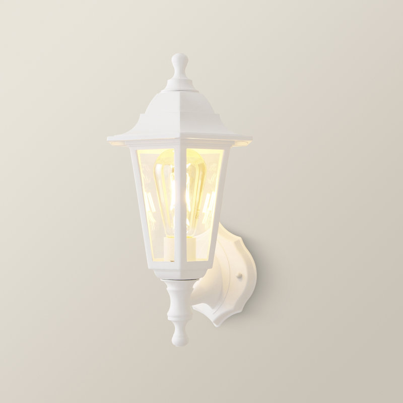 Mcmahan Outdoor Wall Lantern, White
