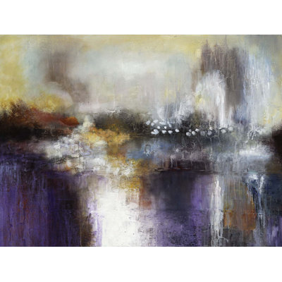 Purple Abstract Print