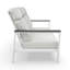 Causeuse d'extérieur en métal avec coussin Sunbrella Townsend-116257306-116257301