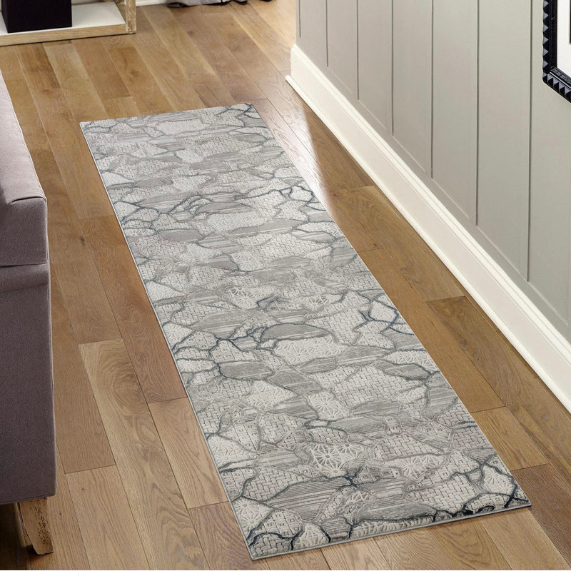 Geometrix  Area Rug, Runner 2'7" x 9'10"
