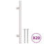 Metro Lane Cabinet Handles 20 Pcs Bronze 96 Mm Stainless Steel-142266313-142266318