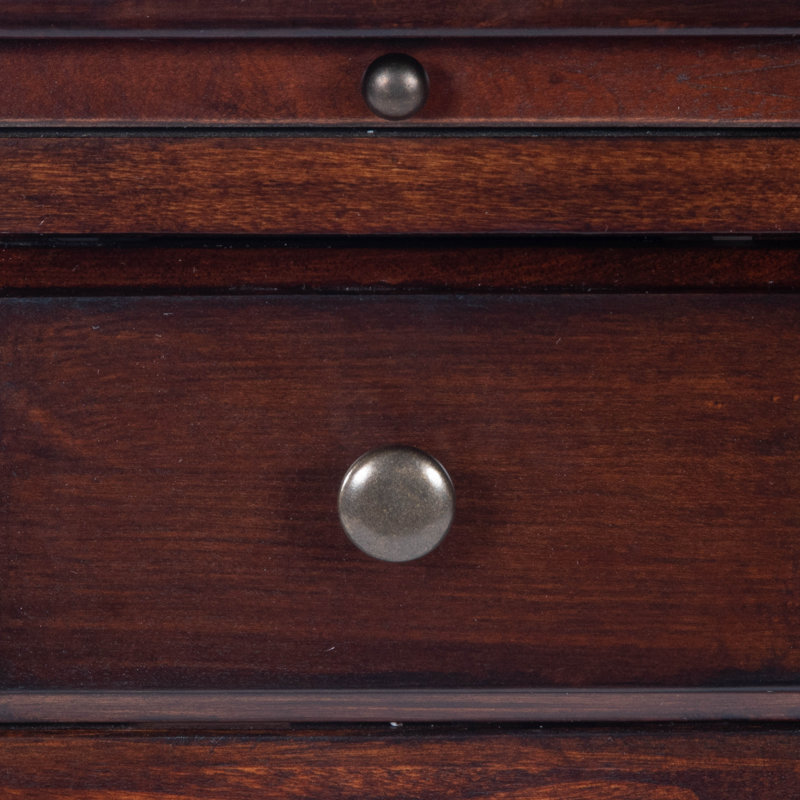 Table de bout avec rangement Ameswood, Cerise