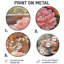 Art mural rond en métal Country Bouquet At The Barn II-1077631278