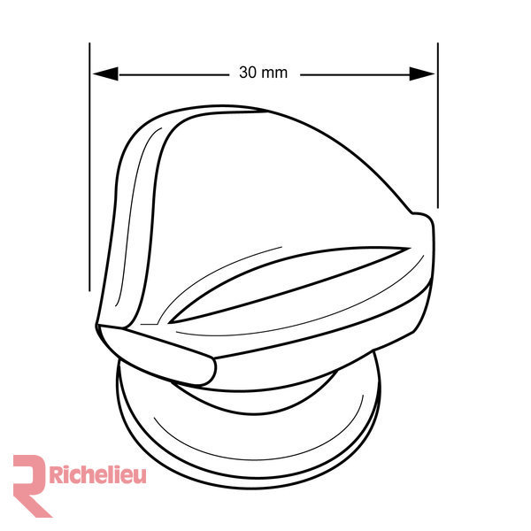 Expression 1 3/16" Diameter Round Knob, Brushed Nickel