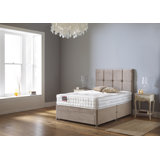 26cm 2000 Pocket Sprung Mattress, Medium Firm Feel, Natural Organic Cover, Provides Healthy Spine Alignment and Back Support