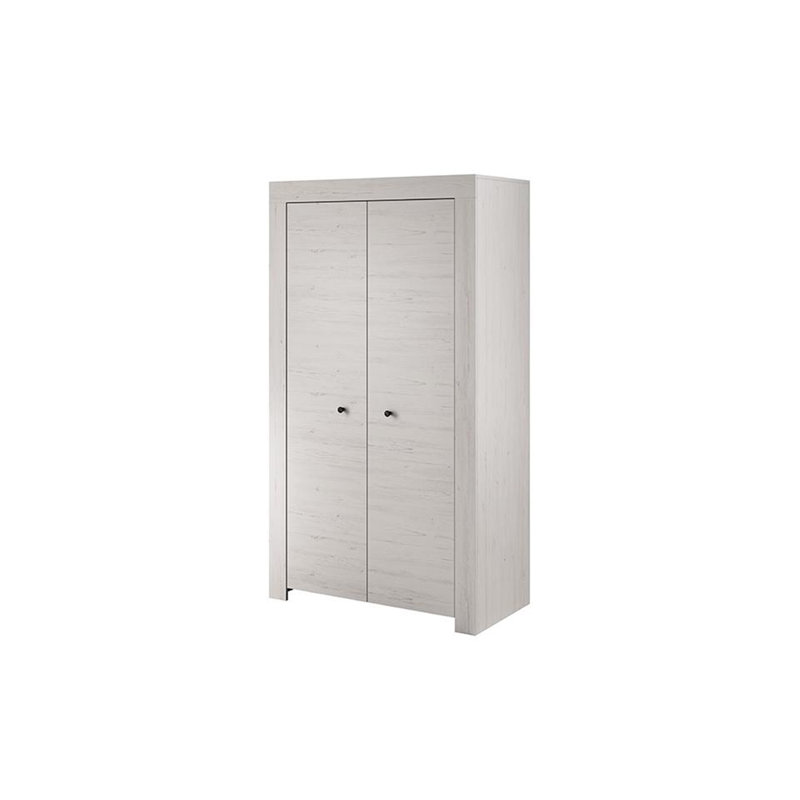 Twigg 2 Door Solid + Manufactured Wood Wardrobe
