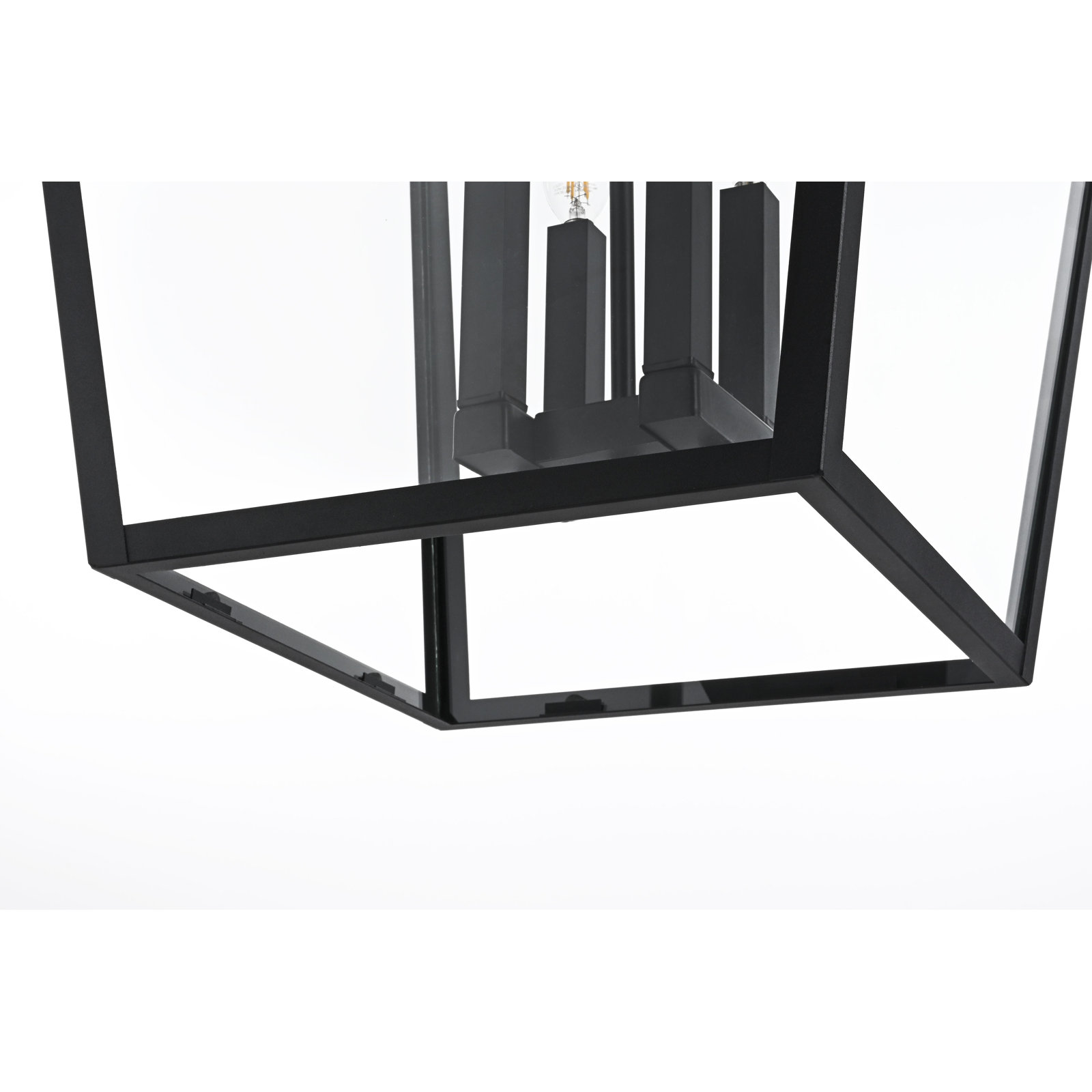 Outdoor Pendant Light, 27" H x 20" W x 20" D