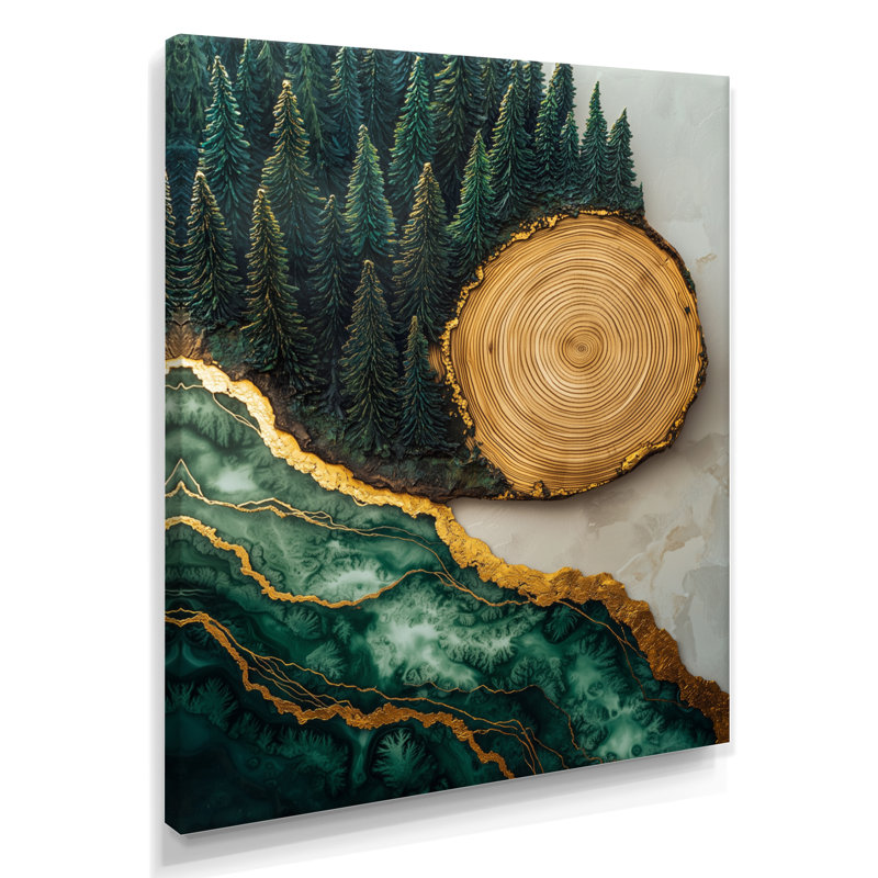Décoration murale Getuta - Paysages, H 32 po x l 24 po, Toile tendue, Ne s’applique pas