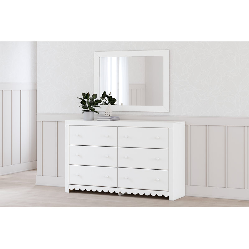 Commode et miroir Mollviney
