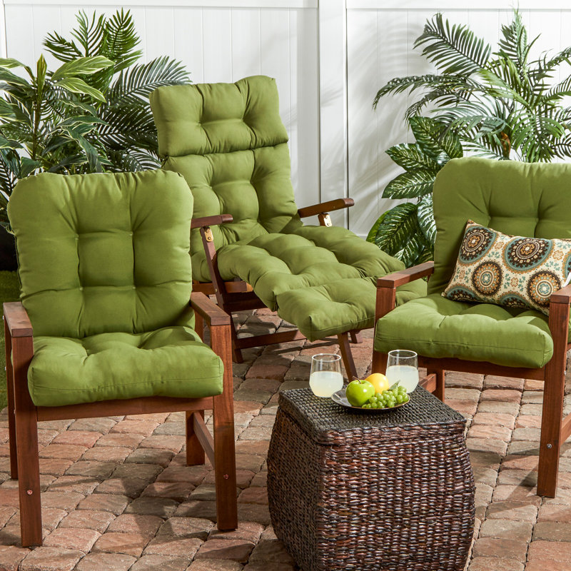 Coussin de chaise d'extérieur Ascena, Vert Summerside