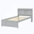 Haghni Solid Wood Bed Frame with Headboard-443071820