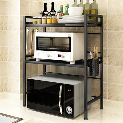 Kosisochi 31''H Iron Standard Baker's Rack with Microwave Compatibility